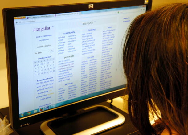 Steamy side: The 'personals'section in most classifieds websites are usually full of escort services and ads for sexual encounters - including in Malaysia.