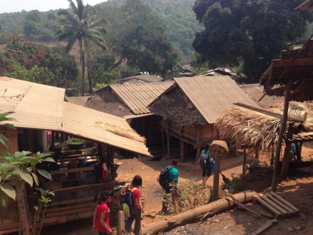 The World Vision Malaysia team also visited Baan Khun Wong Nua village, home to a World Vision sponsored child.