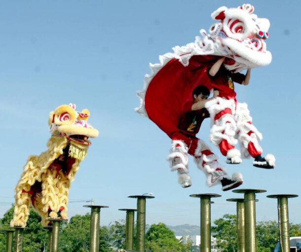 Do or dare: The Kun Seng Keng Lion and Dragon Dance Association are internationally-renowned for their amazing choreography.