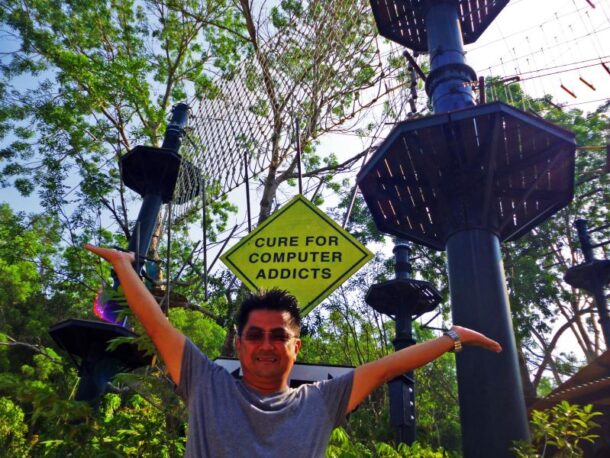 It's a big claim, but Sim Choo Kheng, CEO of the ESCAPE Adventureplay theme park, promises to cure your gadget addictions with some healthy fun.