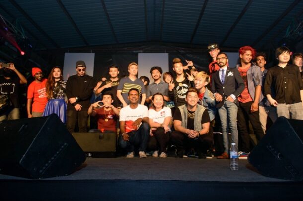 Star power: A host of celebrities and personalities gathered to help launch the Hotlink RED app, which is exclusive to Hotlink users.