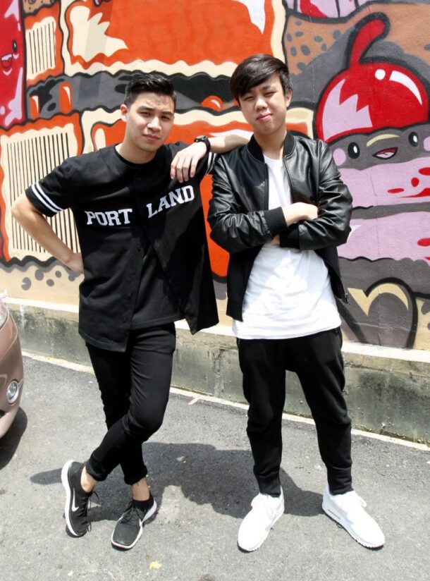 Curzon (left) and Yeoh, on rare occasions, split up to DJ separate events.