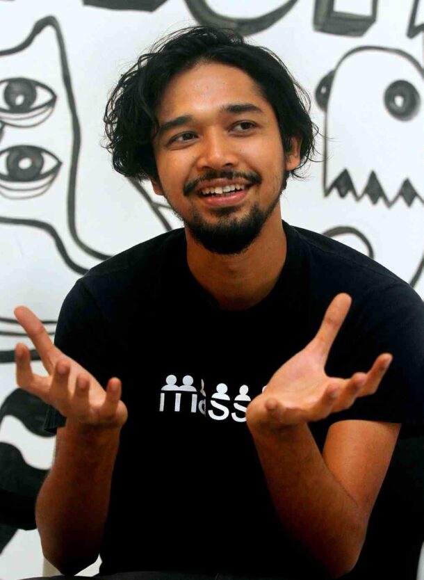 Ahmad Faris cuts a very different figure since leaving his job as a newsreader.