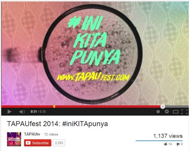 IkanPaos Kolektif's TAPAUfest has a strong support-local-culture message