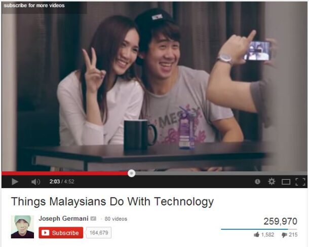 Joseph Germani's videos generally revolve around local trends and have recently branched out into music.