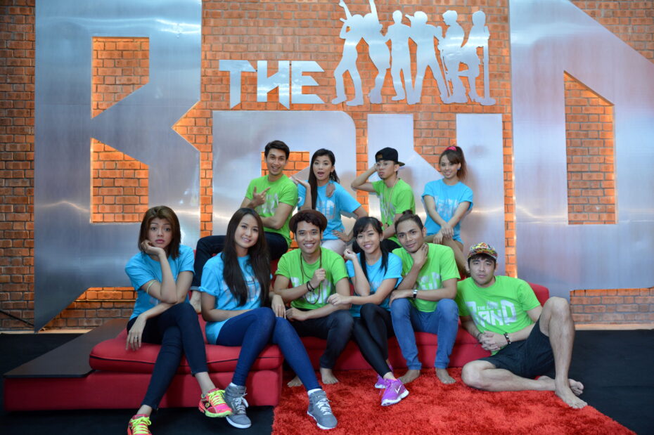 Crunch time: Ten of the remaining 20 finalists of The BAND. Only six boys and girls each will make it into the two ‘super groups’ the show aims to put together.