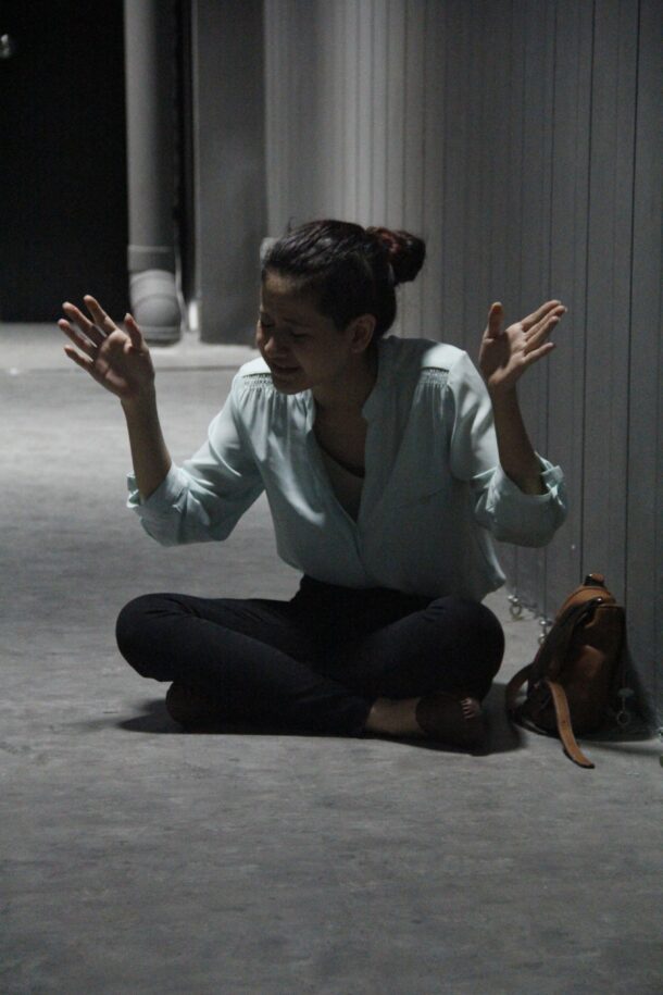 Aleysha in a scene from Zainah Anwar’s Mak Mu Siapa?