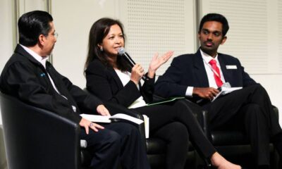 Eye on the future: Datin Paduka Marina Mahathir speaking about the social situation in years to come.