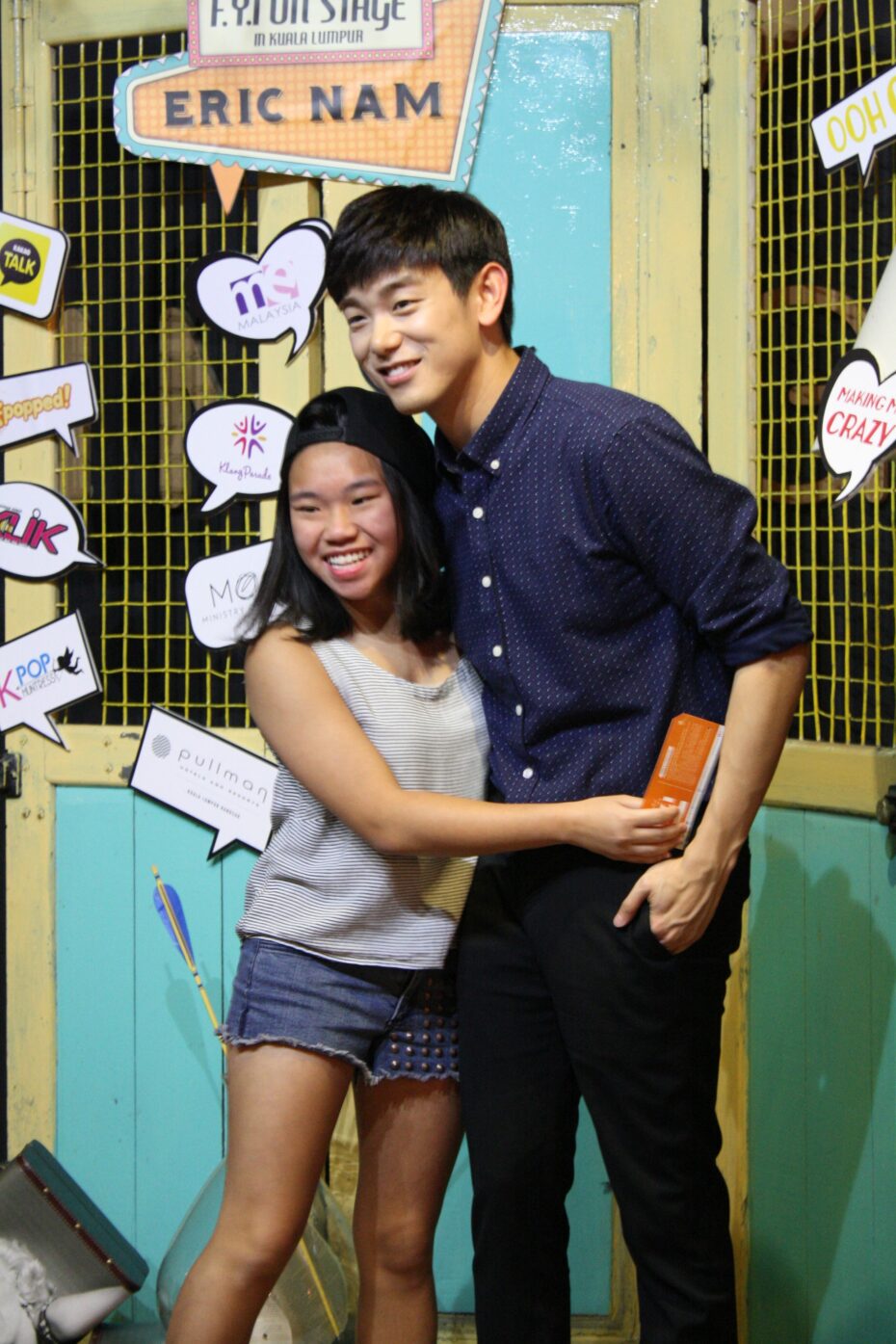 Some lucky fans got to be part of a special photo session with Nam, who told the BRATs that he hopes to do more charity work in the future.