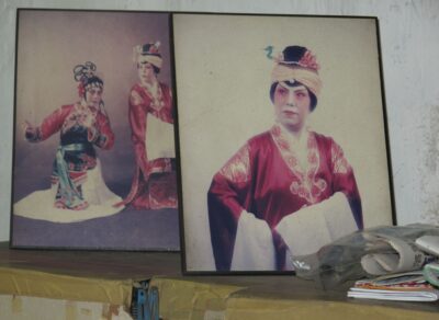 Photos of Kan Yuan Lin during her days as a Chinese opera singer. Though she never became a full-time performer, as she had her tailoring business to take care of, she still managed to record a CD and tour Kuala Lumpur and Singapore.