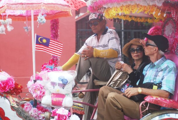 Just keep riding: Mohd Salleh Abdul has been a trishaw rider for 45 years, and he plans to keep going as long as he can