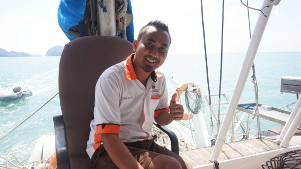 Cruise control: Captain Mohd Ariff Aalzali admits one of the toughest part of the job is to remain calm when everything else goes wrong to ensure panic doesn't break out.
