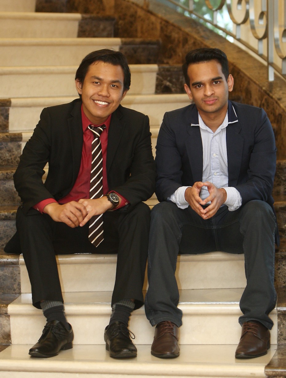 Hafidzi (left) and Arvind