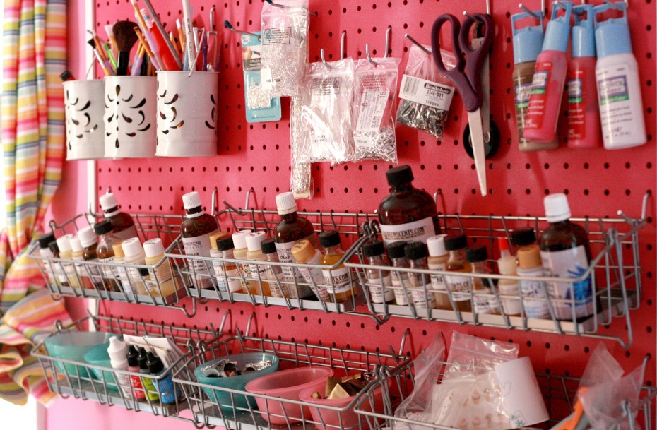 Tools of the trade: Tiny Hands produces approximately 100 pieces each month, all carefully handmade.