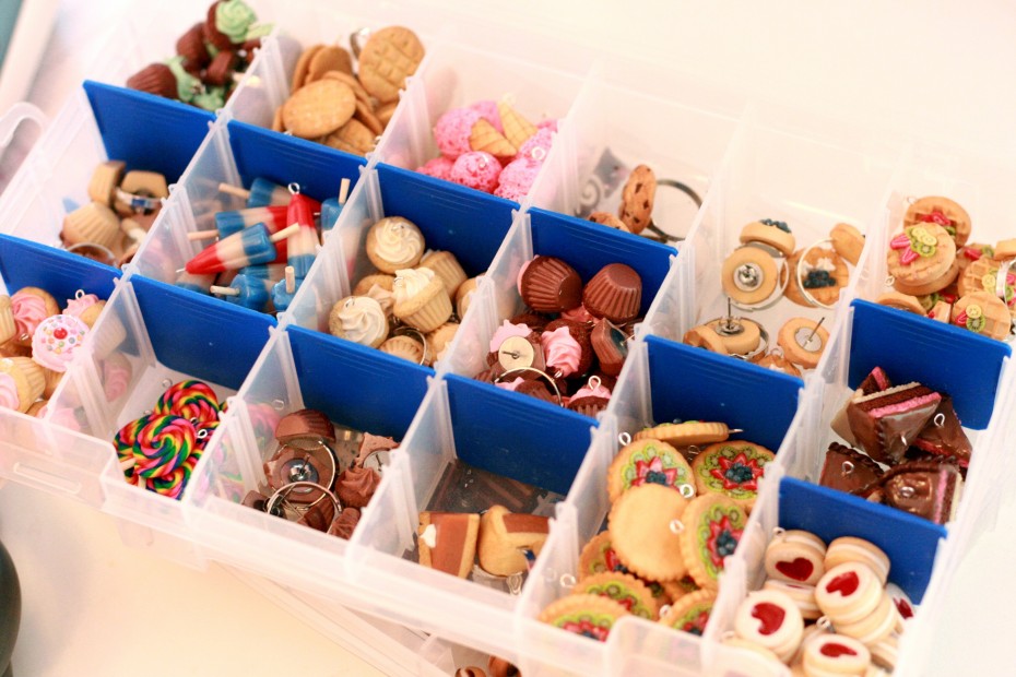 Each Tiny Hands charm is scented according to the food it is shaped in.