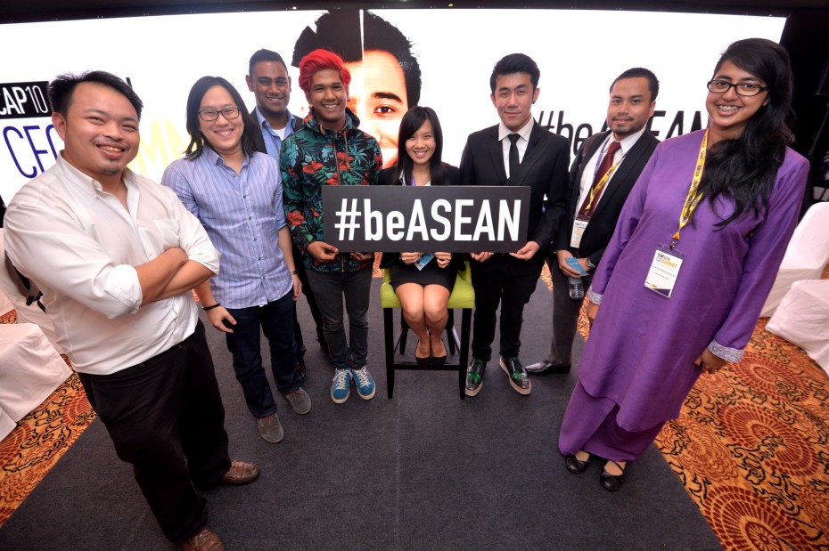 R.AGE's nominated youth leaders (from left): TED xKL's Daniel Cerventus Lim, R.AGE editor Ian Yee, BRAT Sarenraj Rajendran, singer Darren Ashley, BRAT Carissa Tan, YouTube star Joseph Germani, filmmaker Ahmad Yazid, BRAT Syahirah Khanum