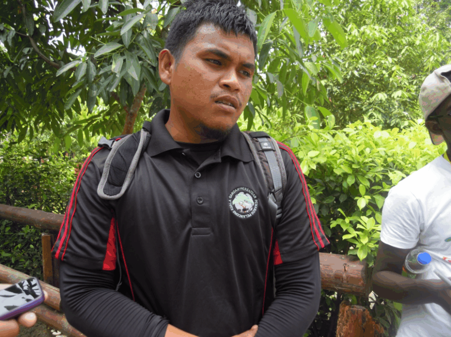 Jefry, 30, cited his ailing parents as his main reasons for staying back in his hometown and working close to home at the sanctuary.