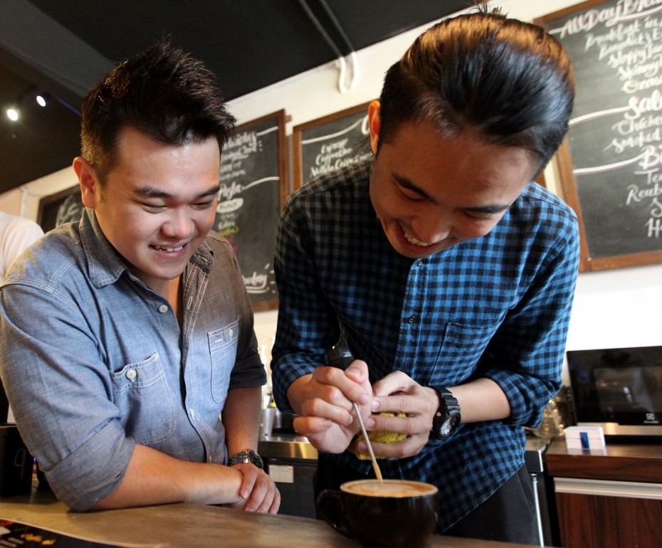 Lee’s been experimenting with drinks since being shown the ropes by their current barista. This resulted in a number of creations, including the heavenly-sounding Nutella hot-chocolate.