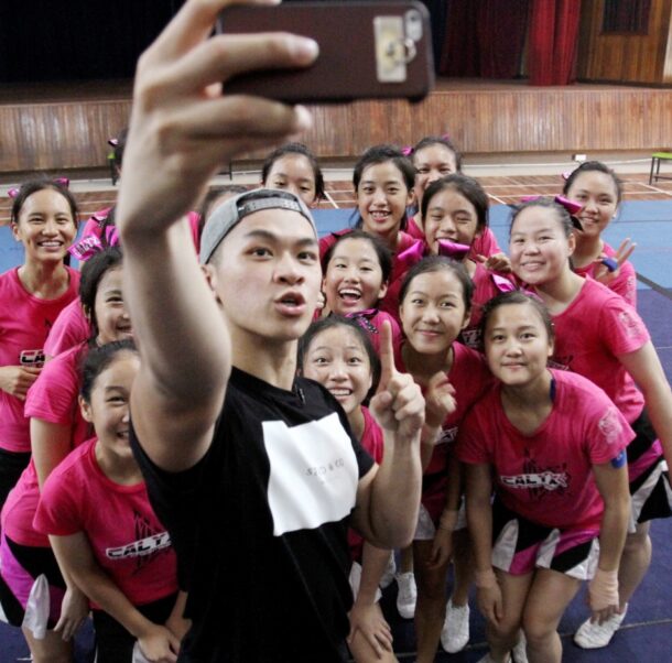 "Pose with a '1' so I can post this up after you win and say I always knew you were going to win!" he said. Now, how's that for motivation? - Photo: RAYMOND OOI/The Star