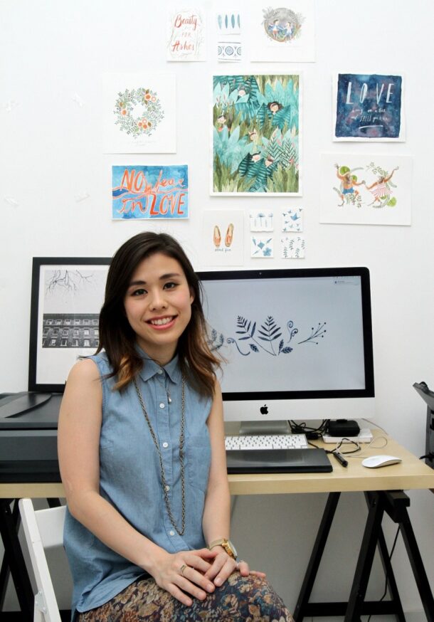 When she started pursuing art as a career two years ago, it was hard for Pang to find jobs. But ever<br>since she started putting her work on social media, people from as far as Australia and the United<br>
States have bought her work. — Photos: FAIHAN GHANI/The Star.