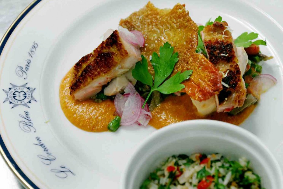 Yeang is a fan of using palm oil to deep-fry chicken as it has a high smoking point and stays "clean", meaning that the taste of the end product is not affected.