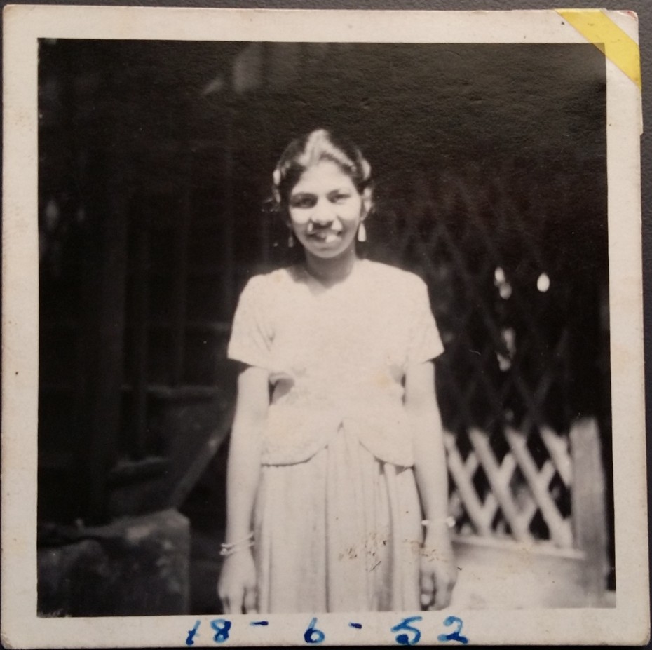 N Pushparani was 13 years old when the picture was taken.