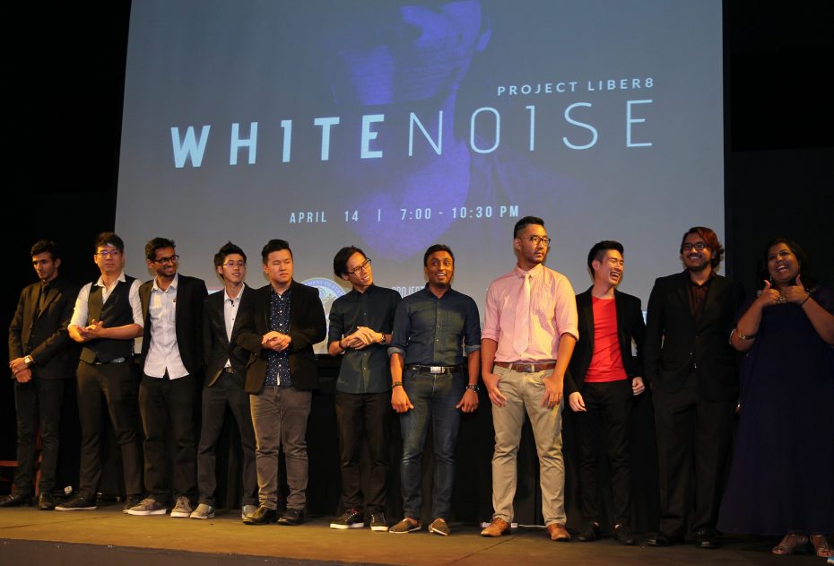 The finalists of the White Noise anti-human trafficking video competition. — Photo: GLENN GUAN/The Star