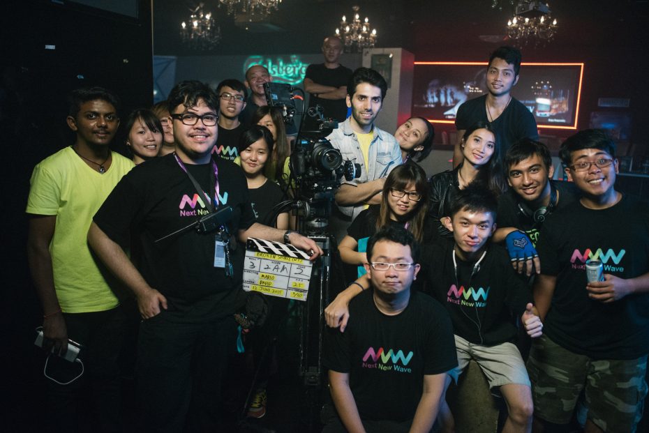 Participants from last year’s Young Filmmaker’s workshop pose after a successful shoot. — Photo: DAVID CHOO