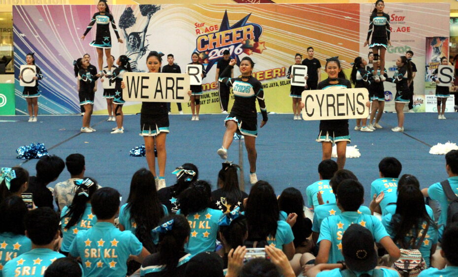 Scars in action: This year during CHEER 2016, SCARS took up entire chunks of the audience, cheering not only for Cyrens and Rayvens, but all teams who participated.