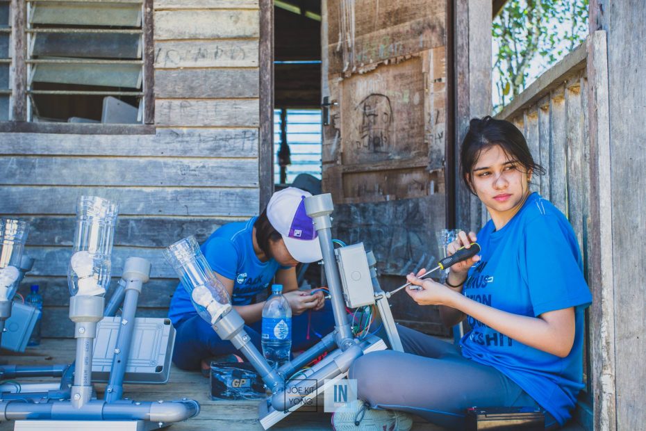 Recently, Bushra travelled to local villages to install solar lights, under social enterprise Incitement’s Liter of Light project. — Photo: JOE KIT YONG/Incitement