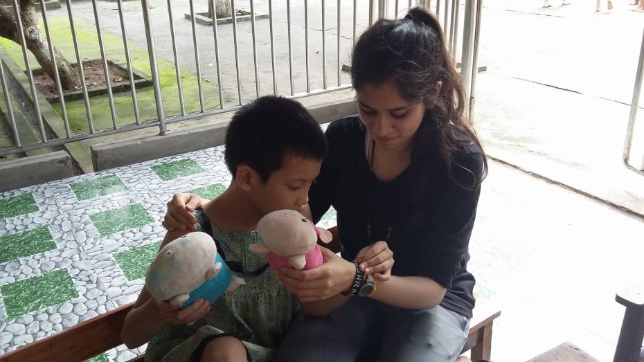 As part of the Global Volunteer Network youth ambassador programme, Bushra travelled to Vietnam to help raise funds for an orphanage for disabled children. — Photo: Handout