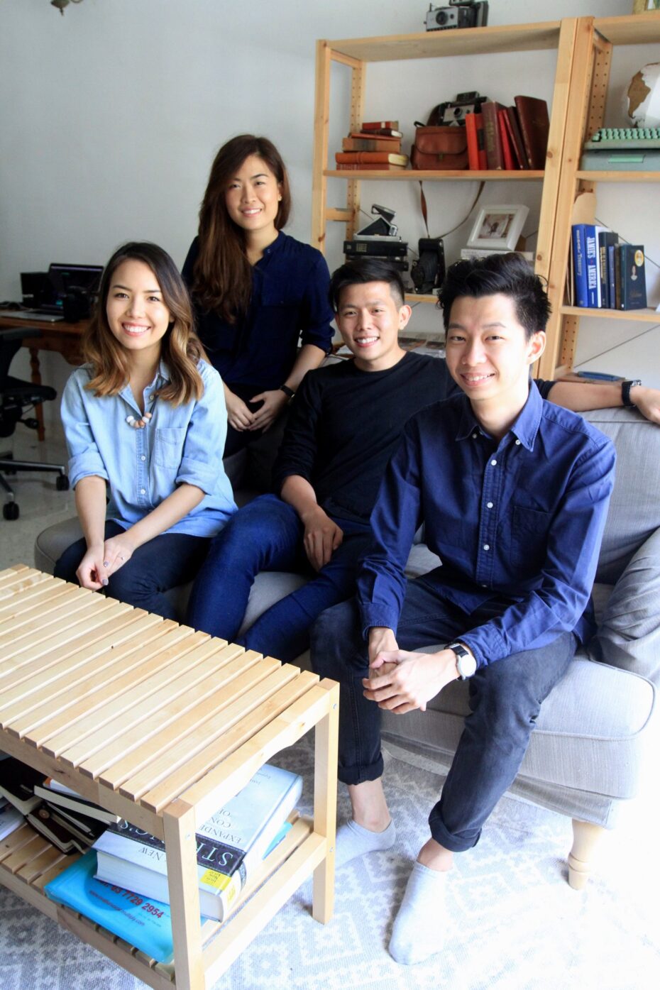 The Passion Portraits team, Ashlie Goh, Rachel Low, Adrian Yap and Brian Chia.