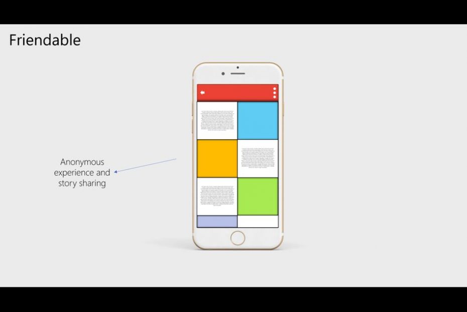 Srishagon's prototyped app, Friendable, connects victims of bullying with professionals who can provide support.